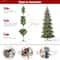 7.5ft. Pre-Lit Slim Fir Artificial Christmas Tree, Color Changing LED Lights